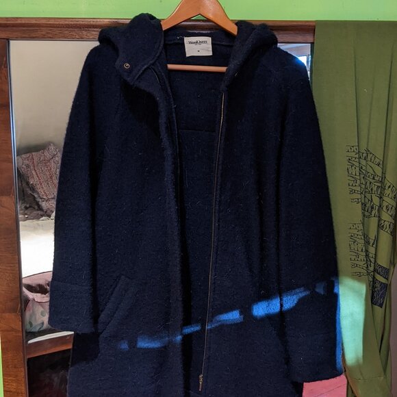 Woolovers boiled wool long sweater coat - Picture 1 of 4